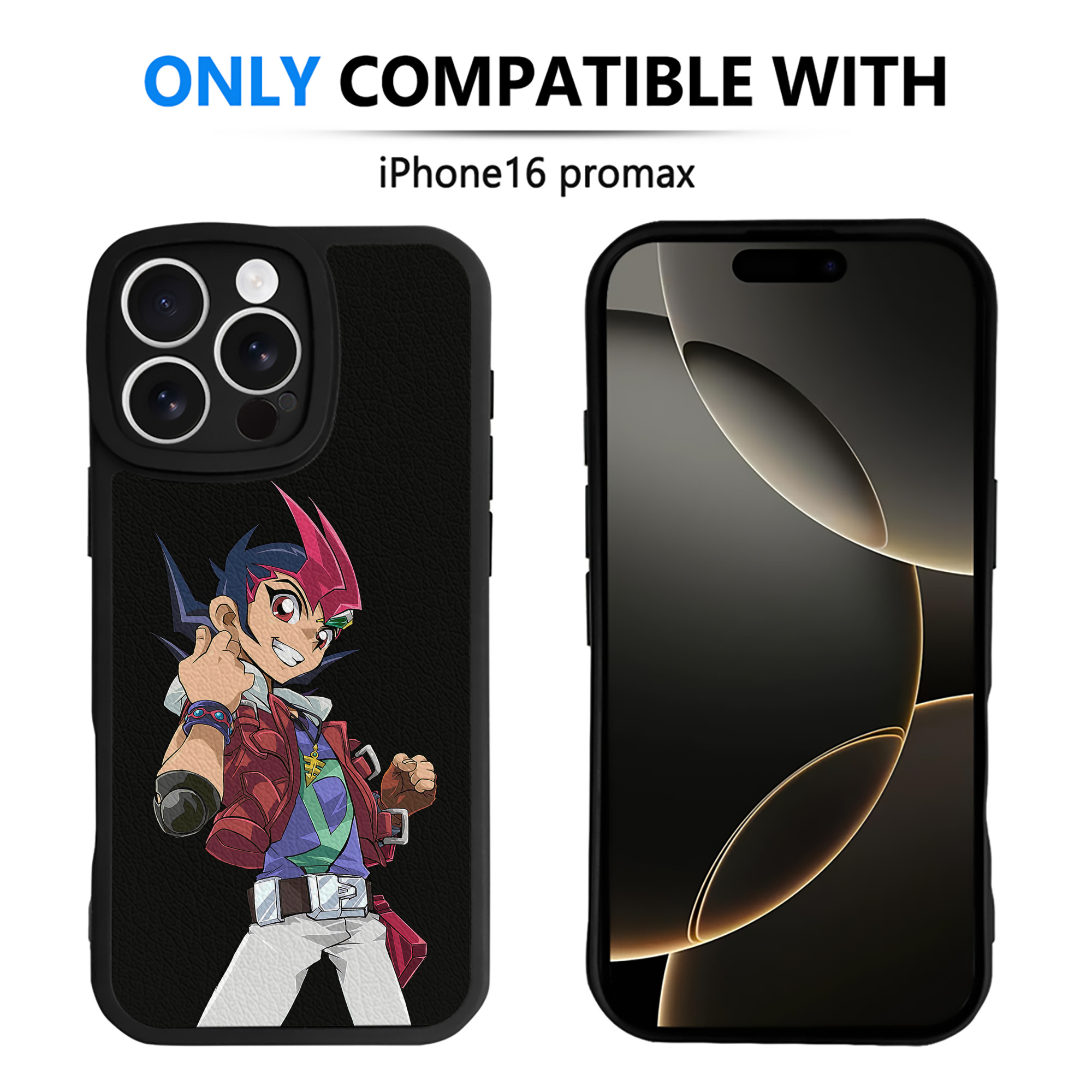 遊☆戯☆王 Yu-Gi-Oh! 【iPhone 16シリーズ対応】シリコンスマホケース（レザー調） 材質：シリコン